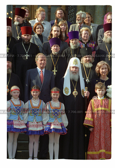 Патриарх Алексий II. Редакционное фото, фотограф Борис Кавашкин / Фотобанк Лори