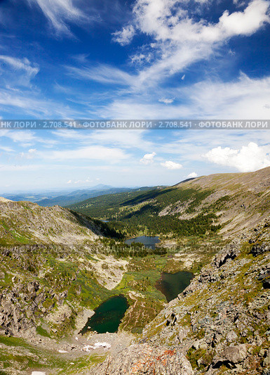 Пейзажи горного Алтая. Каракольские озера. Редакционное фото, фотограф Наталья Волкова / Фотобанк Лори