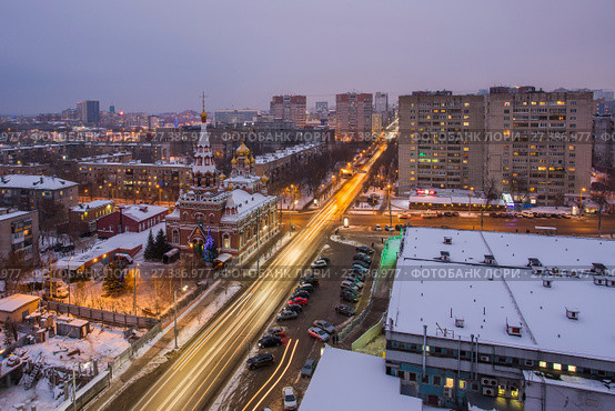 Пермь. Вознесенско-Феодосиевская церковь (2018 год). Стоковое фото, фотограф Литвяк Игорь / Фотобанк Лори