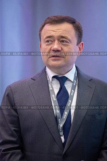 Пётр Фрадков. Банкир. Председатель ПАО «Промсвязьбанк» (ПСБ). (2024 год). Редакционное фото, фотограф Александр Тарасенков / Фотобанк Лори