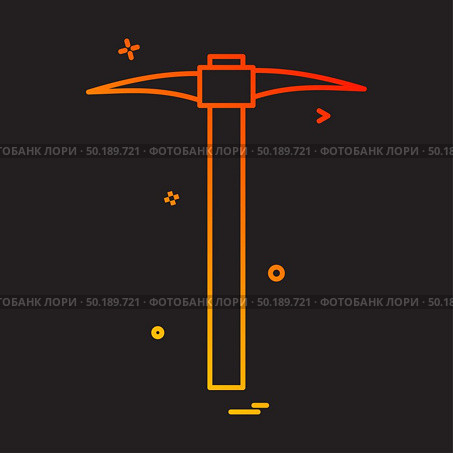 Pickaxe tool vector design. Стоковая иллюстрация, агентство Ingram Publishing / Фотобанк Лори