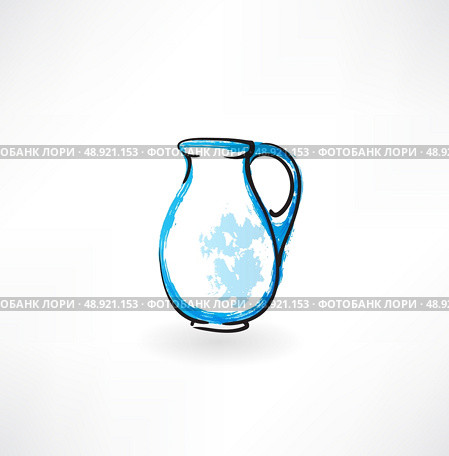 pitcher grunge icon. Стоковая иллюстрация, агентство Ingram Publishing / Фотобанк Лори