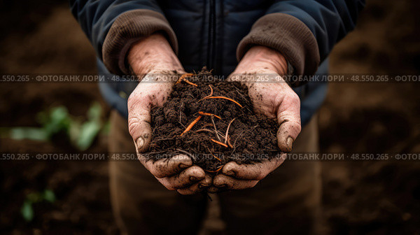 plants nitrogen in soil ai generated. Стоковое AI-изображение, AI-художник Vectorwin / Фотобанк Лори