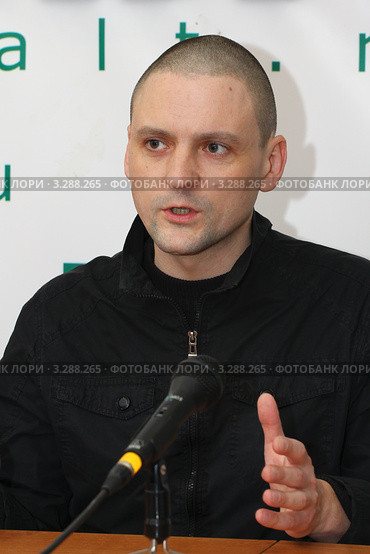 Политик, оппозиционер Сергей Удальцов (2012 год). Редакционное фото, фотограф Александр Тарасенков / Фотобанк Лори