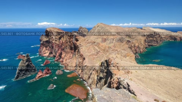 Ponta do Sao Lourenco. Madeira island, Portugal (2024 год). Стоковое видео, видеограф Дмитрий Рухленко / Фотобанк Лори