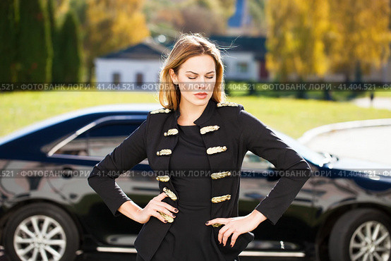 Portrait of beautiful young happy woman. Стоковое фото, фотограф Андрей Аркуша / Фотобанк Лори