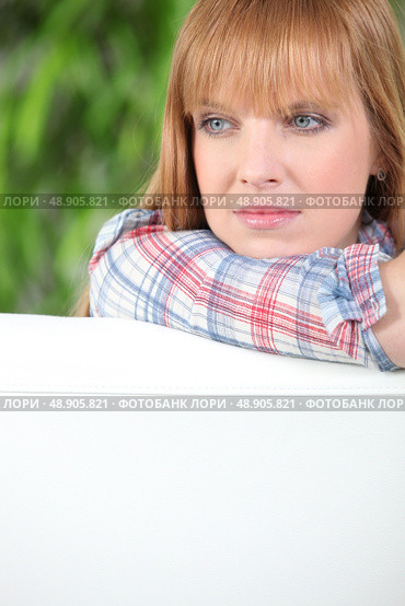Portrait of blonde woman. Стоковое фото, агентство Ingram Publishing / Фотобанк Лори