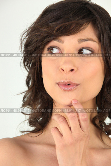 Portrait of brunette. Стоковое фото, агентство Ingram Publishing / Фотобанк Лори