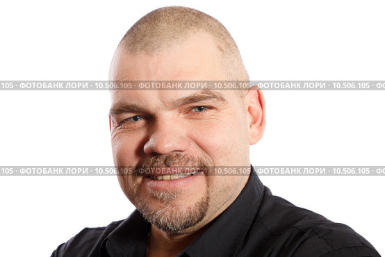 Portrait of smiling man. Стоковое фото, фотограф Aigars Reinholds / PantherMedia / Фотобанк Лори