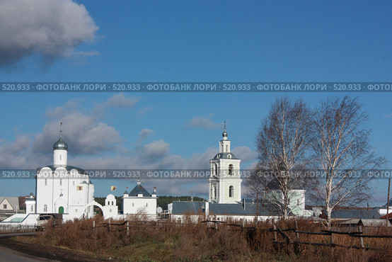 Православный храм Богоявления. Ульяновск. Стоковое фото, фотограф Анна Игонина / Фотобанк Лори