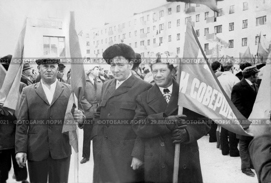 Празднование 1 мая в СССР. Редакционное фото, фотограф Retro / Фотобанк Лори