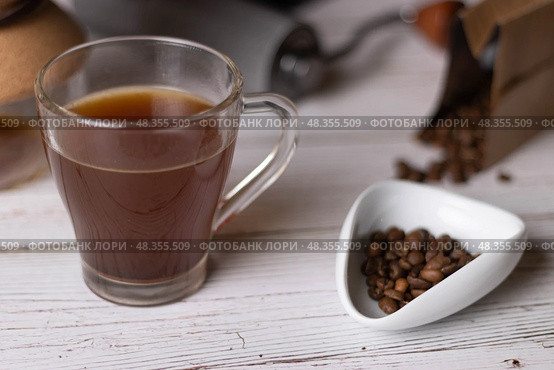 Preparation of specialty coffee infusion. Стоковое фото, фотограф Jose Leonardo Marino Coronado / Фотобанк Лори