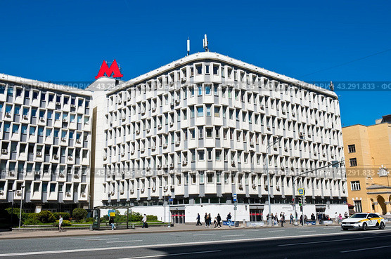 Проспект Мира, дом 41 строение 2. Москва. Россия (2024 год). Редакционное фото, фотограф E. O. / Фотобанк Лори