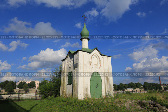 Псков. Анастасиевская часовня с росписями 1910-1911г.г. (2016 год). Стоковое фото, фотограф Яна Королёва / Фотобанк Лори