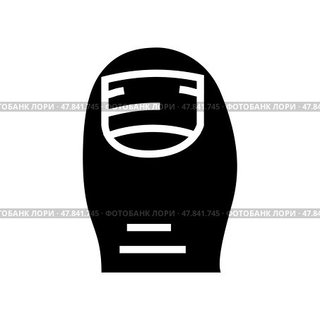 psoriasis nail disease glyph icon vector illustration. Стоковая иллюстрация, иллюстратор Vectorwin / Фотобанк Лори