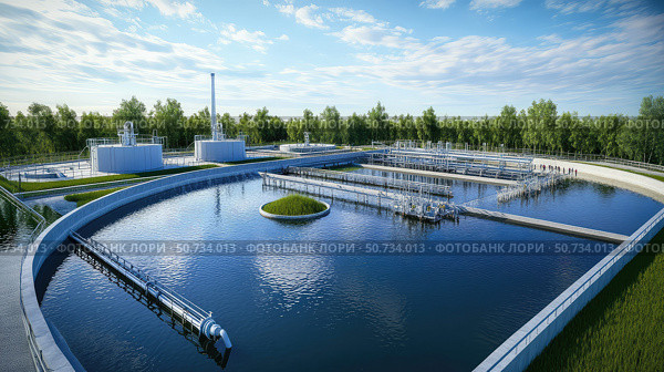 purification water treatment plants. Стоковое фото, фотограф Vectorwin / Фотобанк Лори