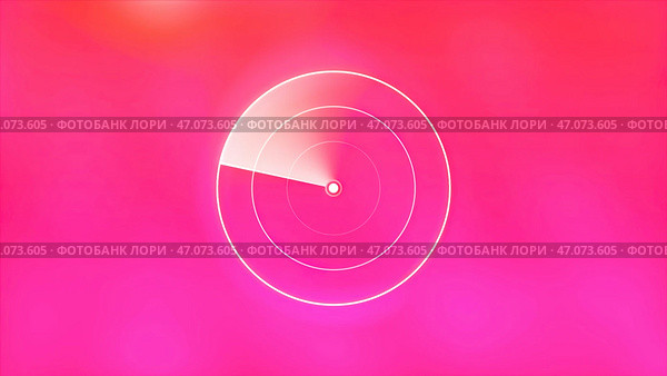 Radar screen animated colorful background. Стоковая иллюстрация, иллюстратор David Kashakhi / Фотобанк Лори