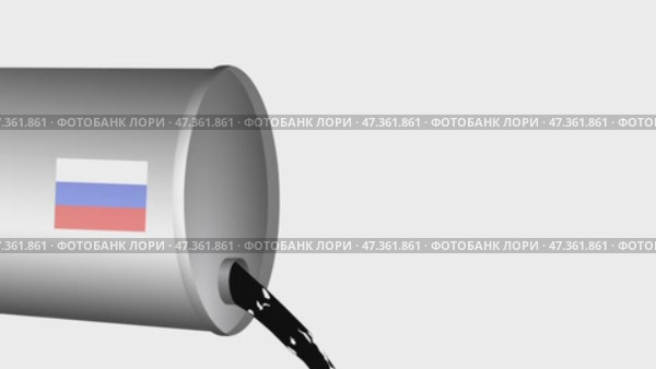 Разлив нефти из бочки, лежит на боку, долларовый дождь. Стоковая анимация, аниматор Vladislav_v / Фотобанк Лори