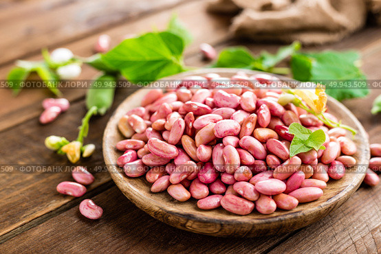 Red kidney beans. Haricot bean. Стоковое фото, агентство Ingram Publishing / Фотобанк Лори