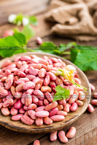 Red kidney beans. Haricot bean. Стоковое фото, агентство Ingram Publishing / Фотобанк Лори