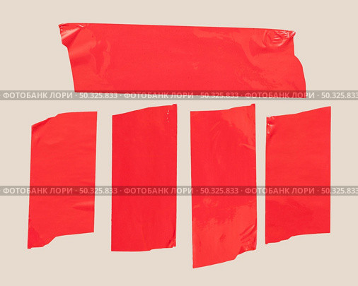 red tape white background. Resolution and high quality beautiful photo. red tape white background. High quality beautiful photo concept. Стоковое фото, агентство Ingram Publishing / Фотобанк Лори