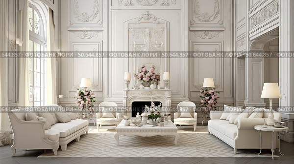 refinement white palace interior ai generated. Стоковое AI-изображение, AI-художник Vectorwin / Фотобанк Лори