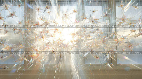 refract starburst transparency ai generated. Стоковое AI-изображение, AI-художник Vectorwin / Фотобанк Лори