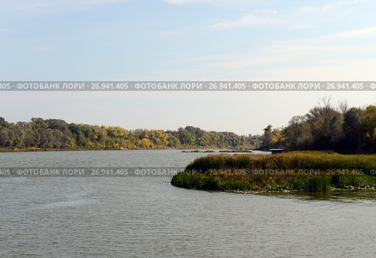 Река Северский Донец, Ростовская область. Стоковое фото, фотограф Free Wind / Фотобанк Лори