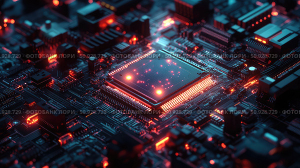 rendering animating CPU ai generated. Стоковое AI-изображение, AI-художник Vectorwin / Фотобанк Лори
