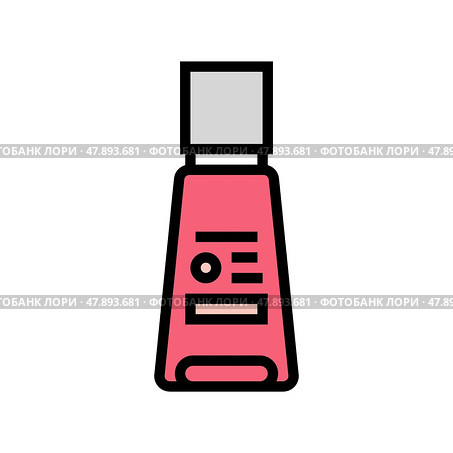 resurfacing body serum color icon vector illustration. Стоковая иллюстрация, иллюстратор Vectorwin / Фотобанк Лори