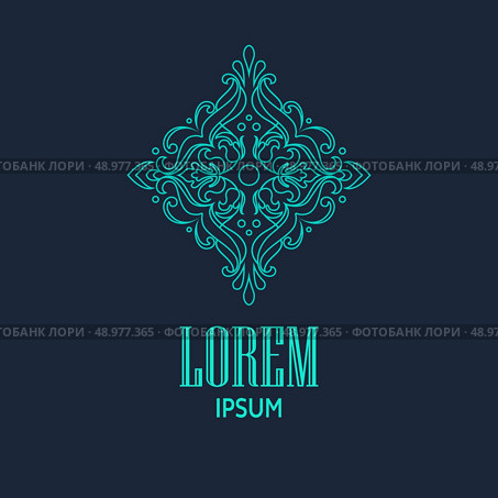 Retro  Monogram Logos. Vintage Vector Concepts. EPS 10. Стоковая иллюстрация, агентство Ingram Publishing / Фотобанк Лори