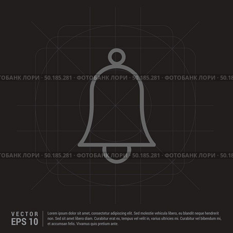 Ringing bell icon. Стоковая иллюстрация, агентство Ingram Publishing / Фотобанк Лори