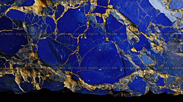 rock blue gold texture ai generated. Стоковое AI-изображение, AI-художник Vectorwin / Фотобанк Лори