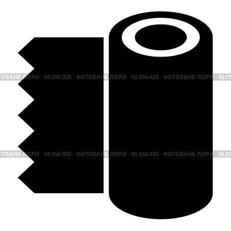 Roll paper towel disposable wrap wallpaper fabric tissue office equipment icon black color vector illustration image flat style simple. Roll paper towel disposable wrap wallpaper fabric tissue office equipment icon black color vector illustration image flat style. Стоковая иллюстрация, агентство Ingram Publishing / Фотобанк Лори