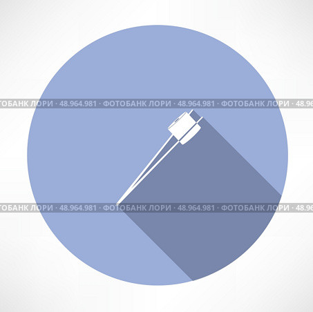 roll with chopsticks icon. Flat modern style vector illustration . Стоковая иллюстрация, агентство Ingram Publishing / Фотобанк Лори