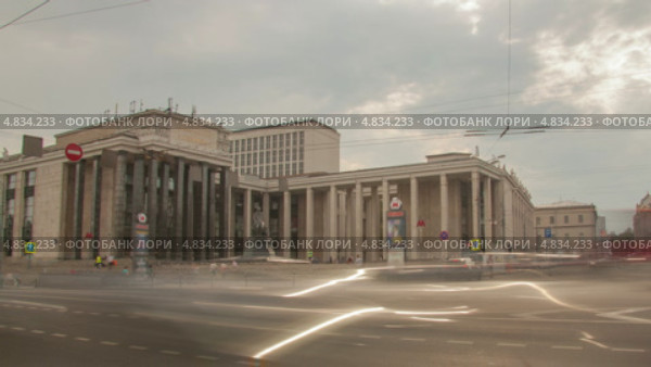Российская государственная библиотека в Москве (2013 год). Стоковое видео, видеограф Кирилл Трифонов / Фотобанк Лори