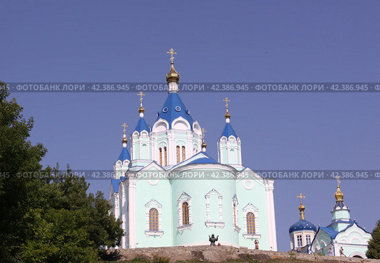 Россия. Курск. Монастырь Коренная Рождества Богородичная мужская пустынь.Центральный Храм. Стоковое фото, фотограф Ерохин Дмитрий Викторович / Фотобанк Лори