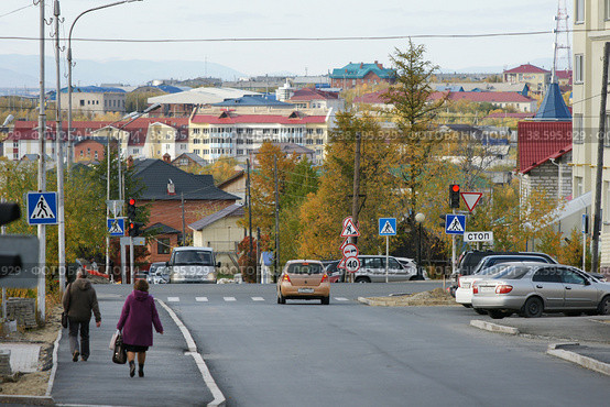 Россия. Салехард. Виды и пейзажи города Салехарда на Ямале. Russia. Salekhard. Views and landscapes of the city of Salekhard on Yamal. (2013 год). Редакционное фото, фотограф Алексей Смышляев / Фотобанк Лори