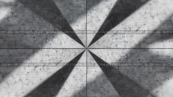 Rotating shadows on concrete surface. Стоковое AI-видео, аниматор Юрий Поздников / Фотобанк Лори