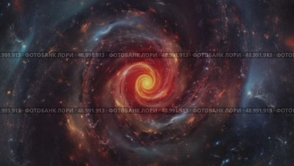 Rotating spiral galaxy animation. Стоковая анимация, аниматор Михаил Коханчиков / Фотобанк Лори