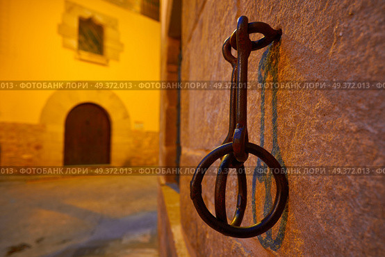 Rubielos de Mora village in Teruel Spain located on Gudar Javalambre Sierra. Стоковое фото, агентство Ingram Publishing / Фотобанк Лори