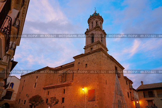 Rubielos de Mora village in Teruel Spain located on Gudar Javalambre Sierra. Стоковое фото, агентство Ingram Publishing / Фотобанк Лори