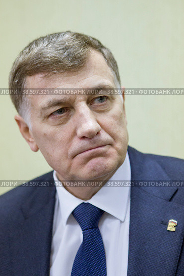 Russia. Saint-Petersburg. Chairman of the Legislative Assembly of St. Petersburg Vyacheslav Makarov. Россия. Санкт-Петербург. Председатель Законодательного собрания Санкт-Петербурга Вячеслав Макаров. (2016 год). Редакционное фото, фотограф Алексей Смышляев / Фотобанк Лори
