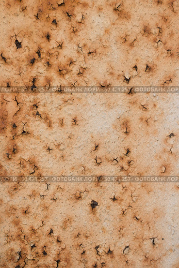 Rusted grunge corrugated metal background texture. Стоковое фото, агентство Ingram Publishing / Фотобанк Лори