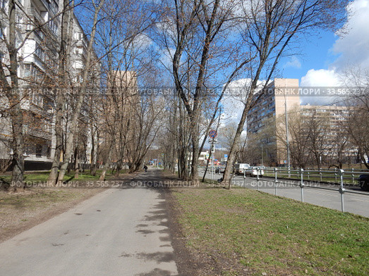 Сахалинская улица. Район Гольяново. Город Москва (2020 год). Стоковое фото, фотограф lana1501 / Фотобанк Лори