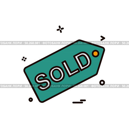 Sale tag icon design vector. Стоковая иллюстрация, агентство Ingram Publishing / Фотобанк Лори