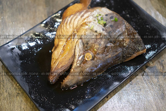 Salmon Soup with Soy Sauce. Стоковое фото, агентство Ingram Publishing / Фотобанк Лори