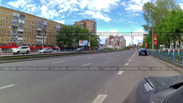 Самара. Вид на проспект Ленина в летний солнечный день. Редакционное видео, видеограф FotograFF / Фотобанк Лори
