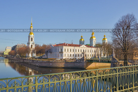 Санкт-Петербург. Крюков канал и канал Грибоедова. Семимостье (2016 год). Стоковое фото, фотограф Александр Алексеев / Фотобанк Лори