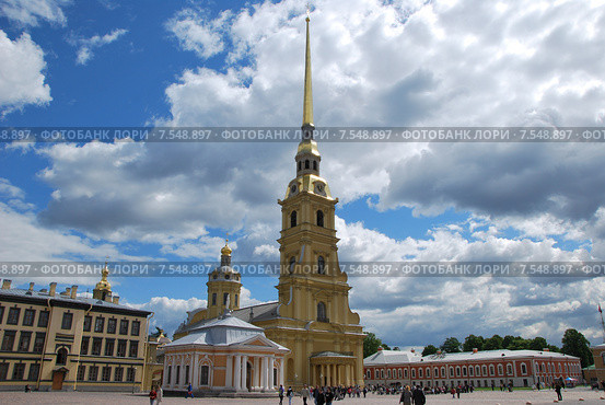 Санкт-Петербург. Петропавловский собор (2010 год). Стоковое фото, фотограф Дмитрий Муромцев / Фотобанк Лори